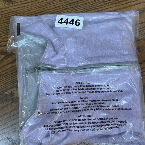 Mizzen and Main Sweater Mens Medium Purple Proflex Quarter Zip Pullover Golf - Picture 9 of 9